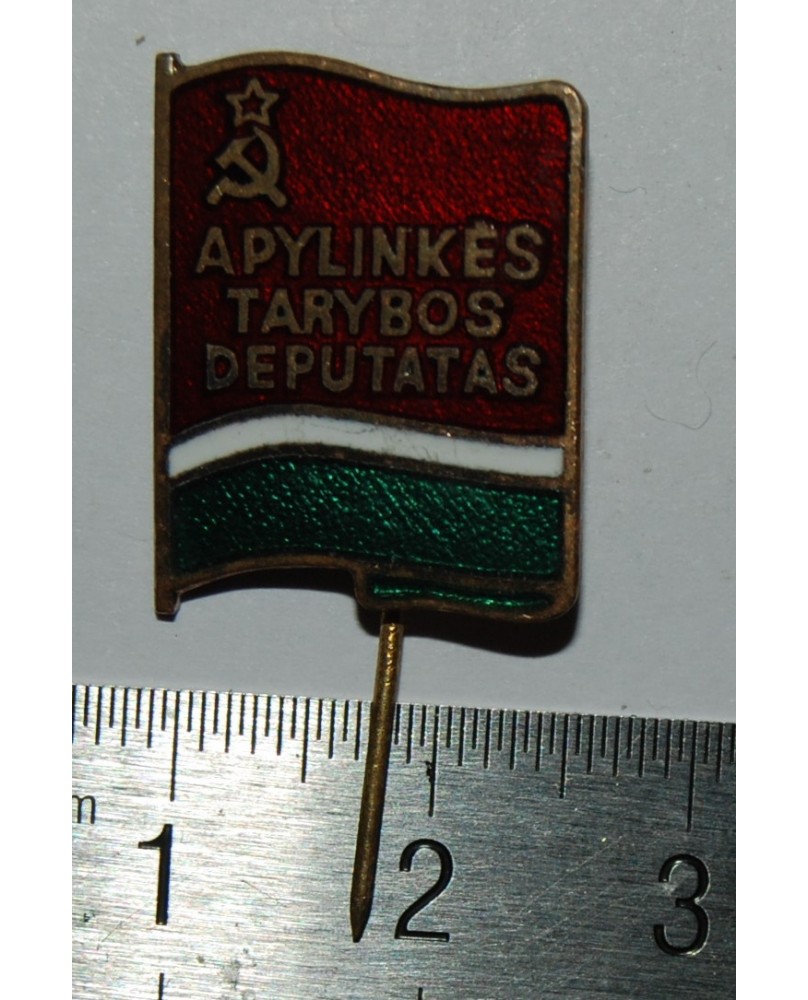 Ženkliukas "Apylinkės tarybos deputatas", (zz164) Ženkliukas "Apylinkės tarybos deputatas", (zz164)