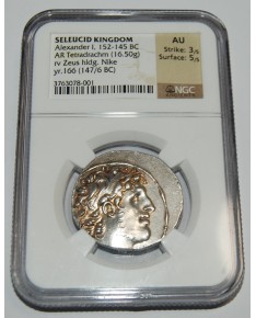Seleucidų Karalystė. Alexander I, 152-145 BC, AR Tetradrachm (16,50 g)