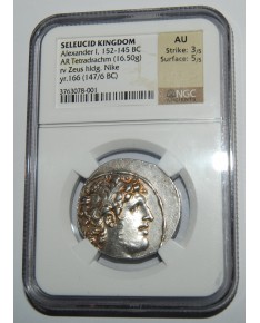 Seleucidų Karalystė. Alexander I, 152-145 BC, AR Tetradrachm (16,50 g)