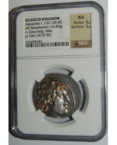 Seleucidų Karalystė. Alexander I, 152-145 BC, AR Tetradrachm (16,50 g)