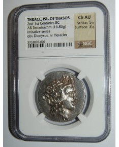 Thrace, Isl. of Thasos, 2nd - 1st Centuries BC, AR Tetradrachm (16,83g)