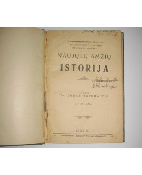 J. Totoraitis, "Naujųjų...