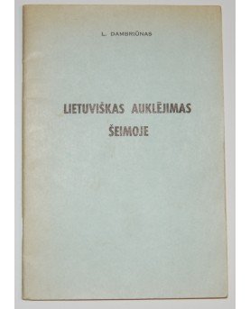 L. Dambriūnas, “Lietuviškas...