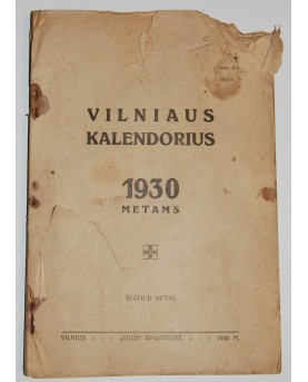 “Vilniaus kalendorius 1930 m.”